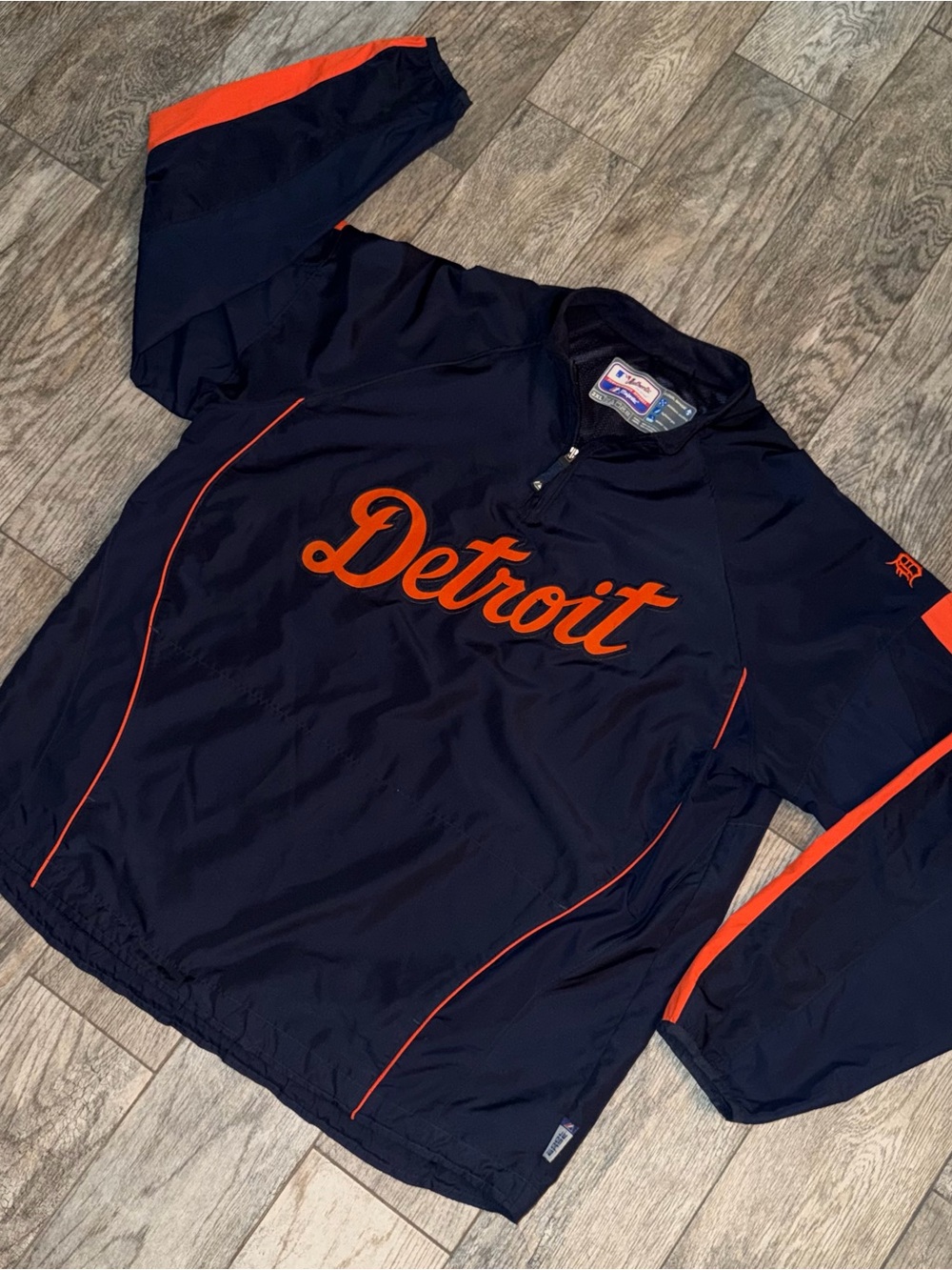 2008 Majestic Detroit Tigers Cool Base Pullover 2XL